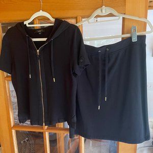 Talbots Skirt and Matching Hooded Top Set